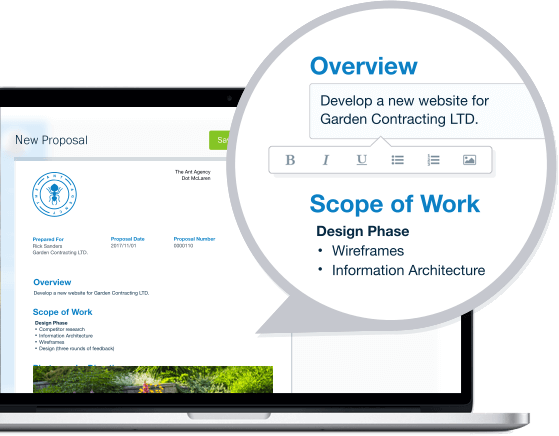 Easily Create Proposals That Win New Projects